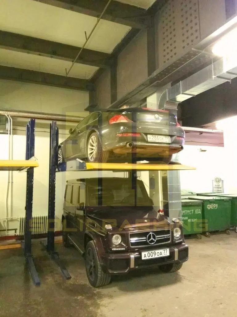 Two post car parking lift project