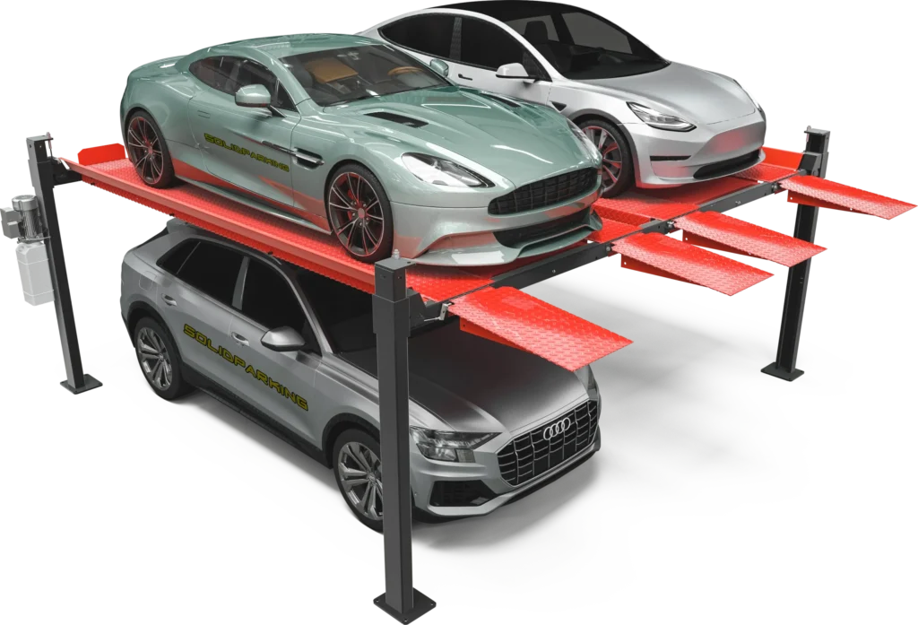 Car Stock Risers FP-360D - Car Stackers, Parking Lifts, Car Storage Lifts & Automated ...