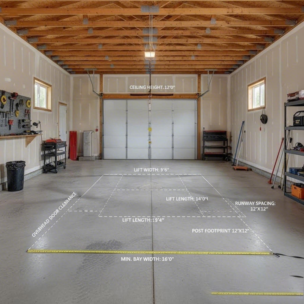 garage measurement for home car lift How to Choose the Right Garage Car Lift for Your Home in North America – 6 Expert Tips