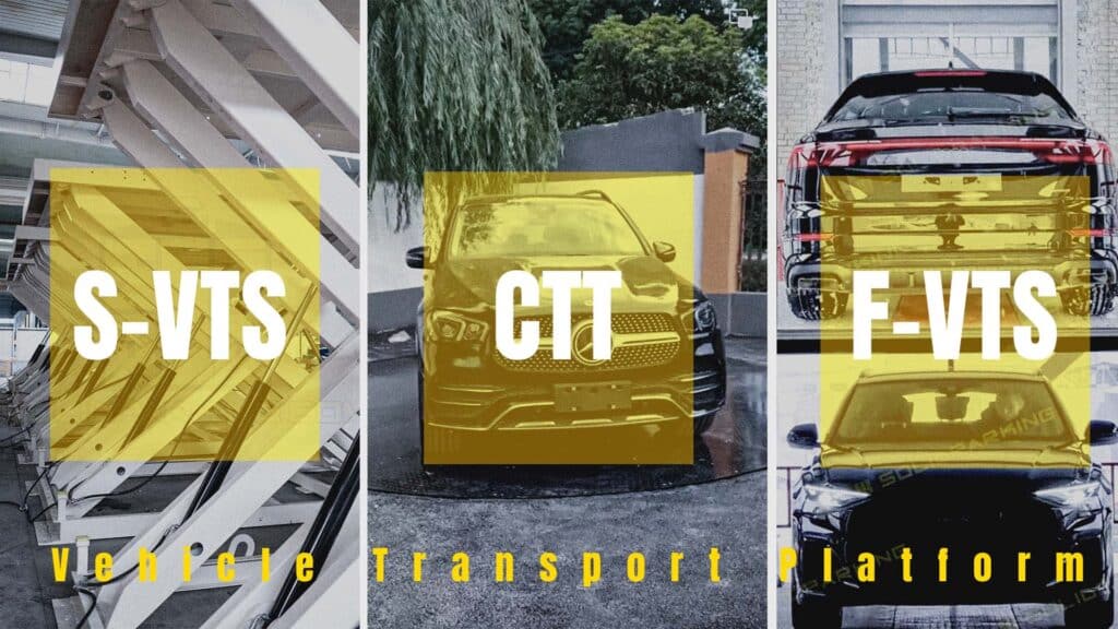 A vehicle transport platform can solve difficult floor-to-floor parking access problems