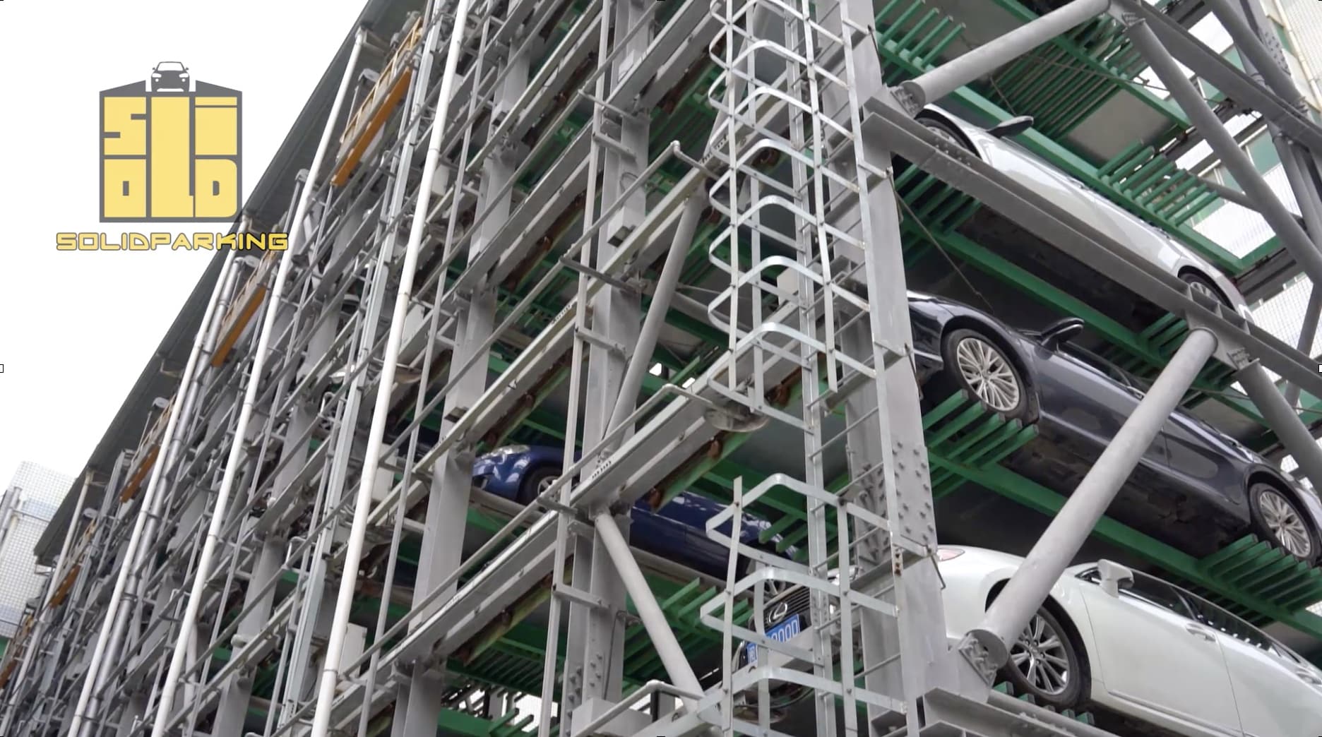 automated tower parking system for urban development project